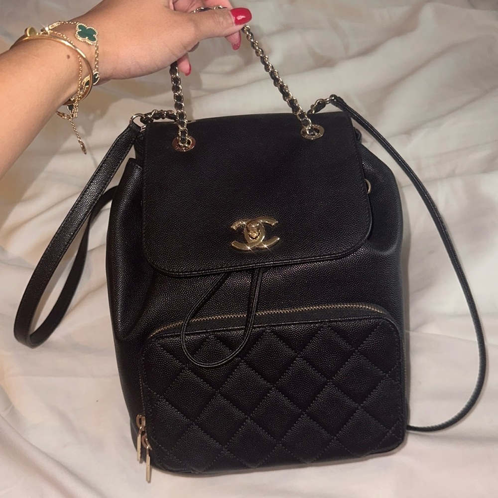 Chanel business affinity backpack